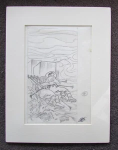 KELLY FREAS FREDERIK POHL GATEWAY HEECHEE VORZEICHNUNG #40a - Bild 1 von 1