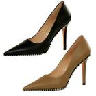 New Ladies Court Shoes Stilettos High Heels Pointy Night Club Studed Shoes Daay