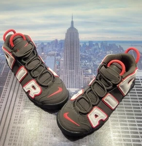 Nike Air More Uptempo Medium Ash/White-Black PS PreSchool Size 3Y DH9723 200 New - Picture 1 of 7