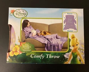 Disney FAIRIES Comfy Throw with Sleeves YOUTH SIZE - Picture 1 of 2