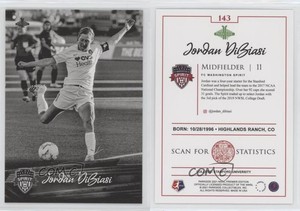 2021 Parkside NWSL Black and White /700 Jordan Dibiasi #143 Rookie RC