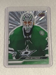 2023-24 Upper Deck Series 1 OUTBURST Jake Oettinger #60