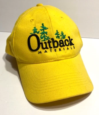 Outback Materials Graphic Adjustable Yellow Hat - Casual/Sport - One Size  - Image 1 of 4