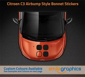Adesivi decalcomanie paraurti aria cofano Citroen C3 - Altri colori disponibili - Foto 1 di 2