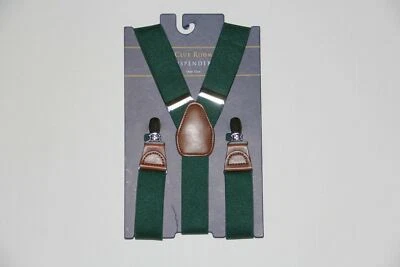 Novo Suspensório Masculino Verde Caçador Tamanho Único Club Room - Imagem 1 de 3