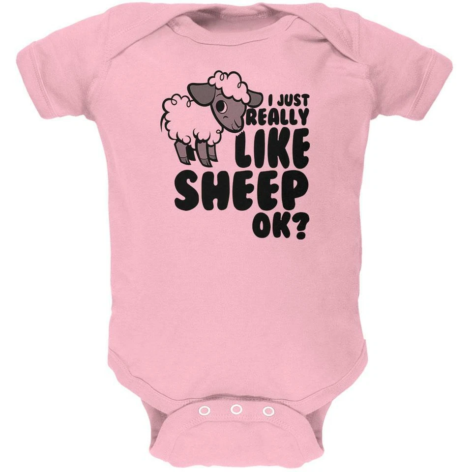 I Just Really Like Sheep Lindo Suave Bebé Una Pieza Foto 1 de 1