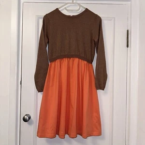 I Love Gorgeous Orange Dress Age 8-9 - Picture 1 of 6