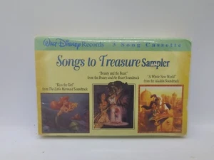 Walt Disney Records - Songs to Treasure Sampler (3 Song Cassette) - 60340-0 - Picture 1 of 10