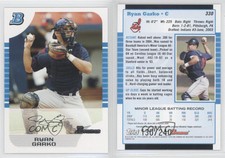 2005 Bowman First Year White /240 Colter Bean #330 Rookie RC