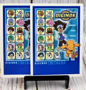 Digimon 2000 Upper Deck CHECKLIST X2 - Picture 1 of 1