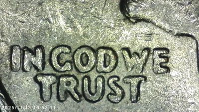 1998-P GEORGE WASHINGTON QUARTER (DDO) (IN GOD WE TRUST) DOUBLE DIE OBVERSE - Image 1 of 2