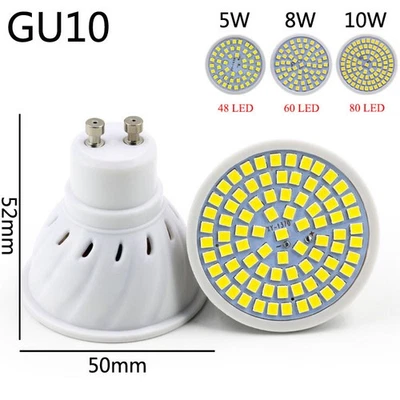 E27 E14 MR16 GU10 Ultra Bright LED COB Spot Light Bulb 5W 8W 10W warm white 220V - Image 1 of 4
