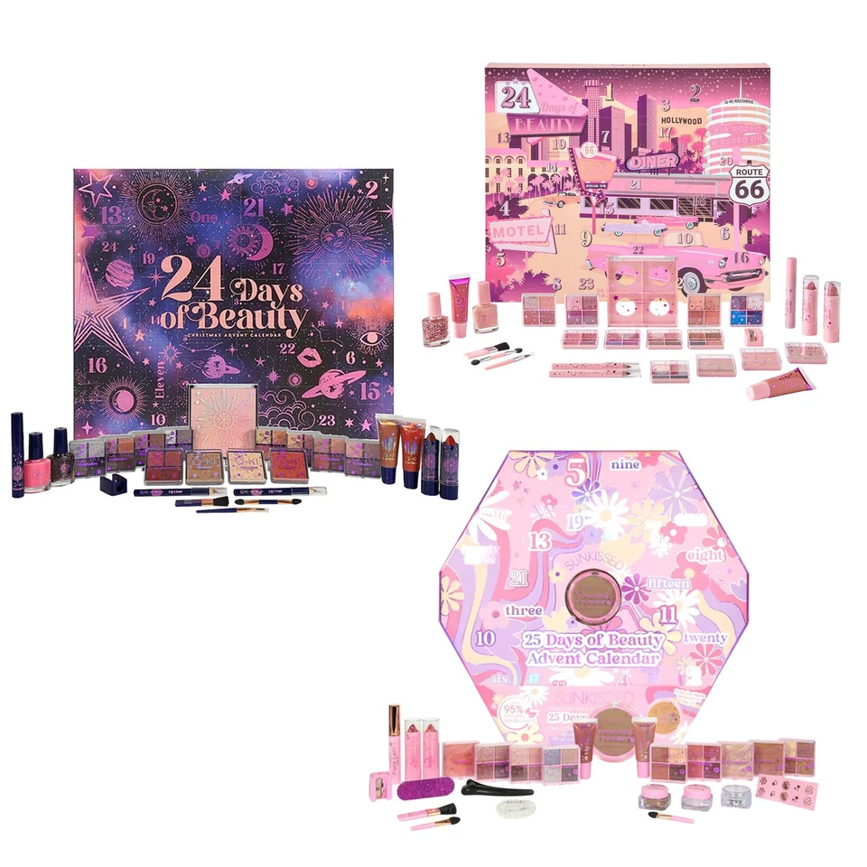 Beauty Make Up Advent Calendar Christmas Countdown - Choose Design - Image 1 of 1