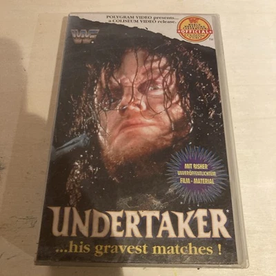 WWF Undertaker His gravest Matches VHS Video Kassette Vintage Guter Zustand  - Bild 1 von 2