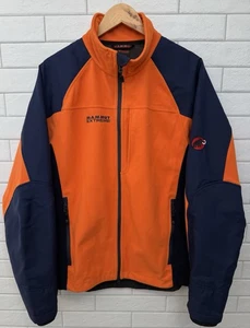 VINTAGE Mammut Extreme Fleece Windstopper Orange Jacket Mens Size XL - Picture 1 of 19