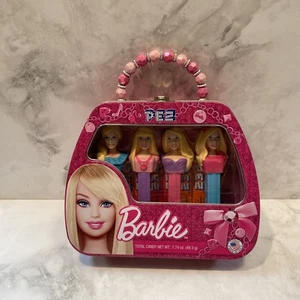 Pez Limited Edition Mattel Barbie "Hello Gorgeous" Tin Purse Beaded Handle GC2 - Bild 1 von 7
