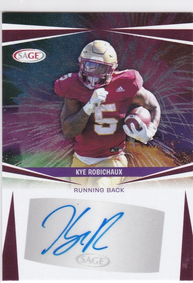 2025 SAGE High Series Blue Auto Kye Robichaux - Boston College - Image 1 of 1