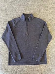 Suéter Vineyard Vines Agua Salada Cuarto Cremallera Niños XL Azul Pullover Whale Bay - Imagen 1 de 11