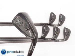 PXG 0317 CB Milled Black 5-PW IRON SET - Steelfiber Regular Flex Graphite 437058 - Picture 1 of 6