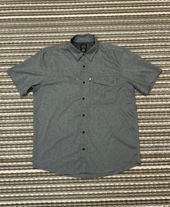 Wrangler ATG Herren Hemd Large Regular Fit Kurzarm Grau Belüftet Knopfleiste - Bild 1 von 12