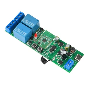 AC/DC 7-32V 2-Channel Bluetooth WIFI Relay Switch Module Self-locking 433MHz - Picture 1 of 23