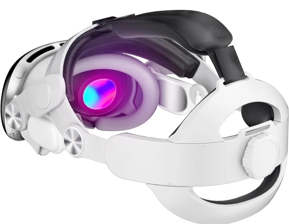 Correa de cabeza cómoda para accesorios Apple Vision Pro, correa Elite ajustable Foto 1 de 4