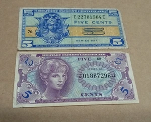 2/5c Military Payment Certificate  - Picture 1 of 2