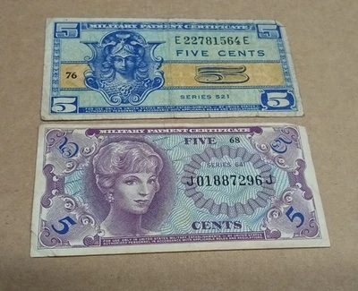 2/5c Military Payment Certificate  - Image 1 of 2