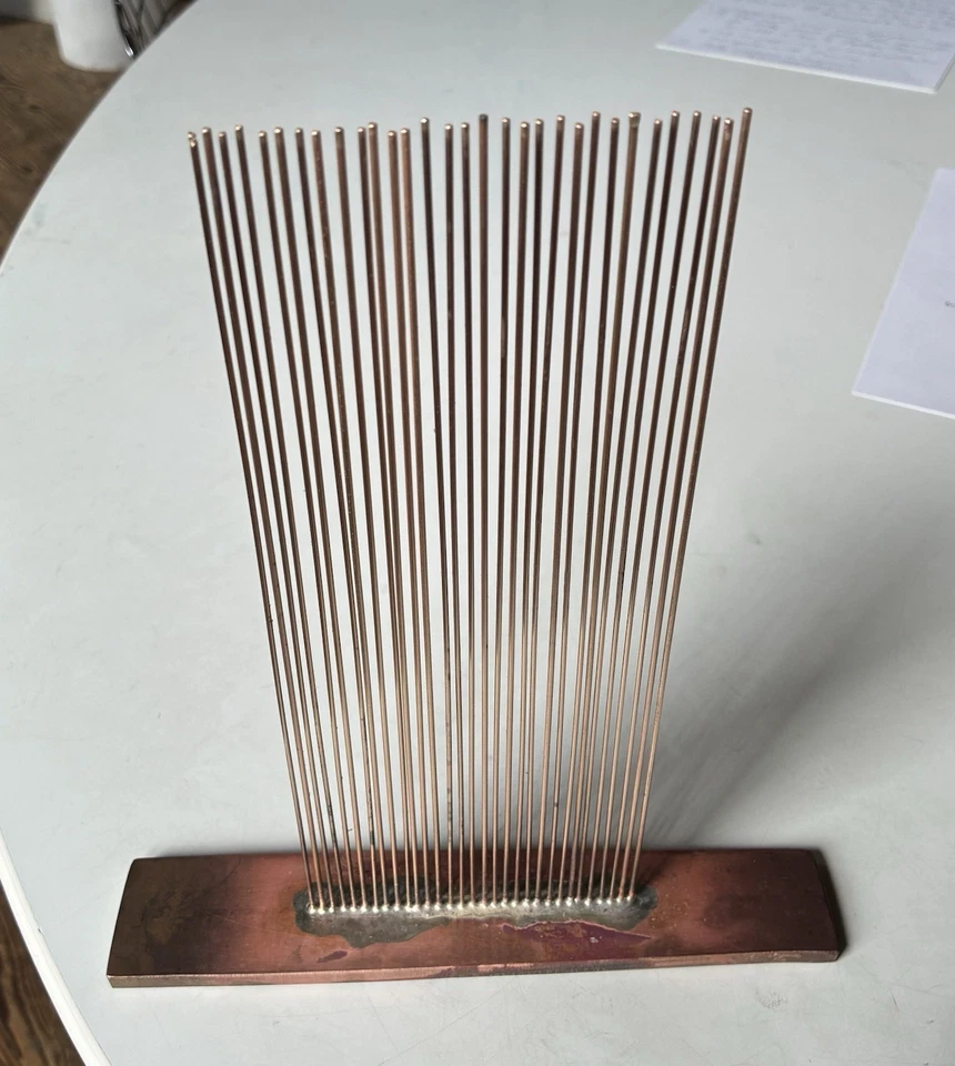 Hermosa escultura original Harry Bertoia diseño Val Bertoia Sonambient 31 varillas Foto 1 de 4