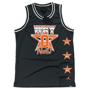 Nike Air Jordan Russell Westbrook WHY NOT? Basketball Jersey Large Gray - Picture 1 of 3