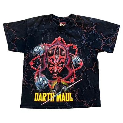 Camiseta Rara Darth Maul Star Wars Lightning Juvenil Talla Mediana (Se adapta a Mujer XS) Foto 1 de 4