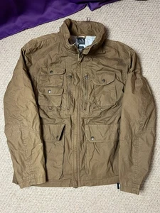 Armani Exchange Herren Größe Large Militär Jacke Parka Stil Reißverschluss Kapuze Mantel - Bild 1 von 6