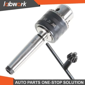 Labwork 5/64'' to 1/2'' Drill Chuck With MT2 Arbor and Key For Mini Metal Lathe - Picture 1 of 15