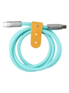 Long lasting and Fast Charging USB C to C Charger Cable 120W 6A PD Type C Green - Zdjęcie 1 z 27