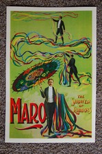 Edward Maro magician poster #1 1900 The Shower of Ribbons