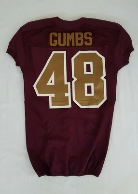 #48 Jose Gumbs of the Redskins NFL Alternate Game-Issued Jersey - 34224 - Image 1 of 4