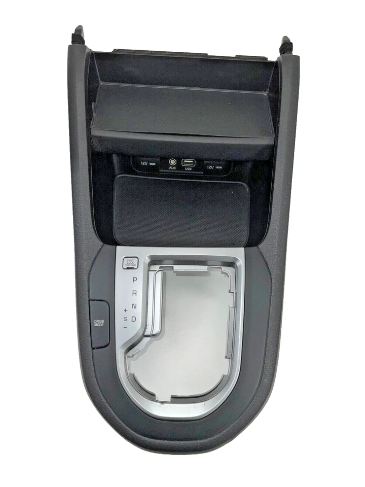 2020 Kia Forte console central conjunto de engrenagem armazenamento preto USB 84632-M7100 FABRICANTE DE EQUIPAMENTO ORIGINAL - Imagem 1 de 4