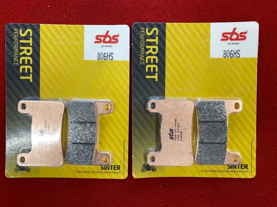 SBS 806HS SUITS Suzuki GSXR1300 Hay 08-12 Sintered HS Compound Front Brake Pads  - Image 1 of 1