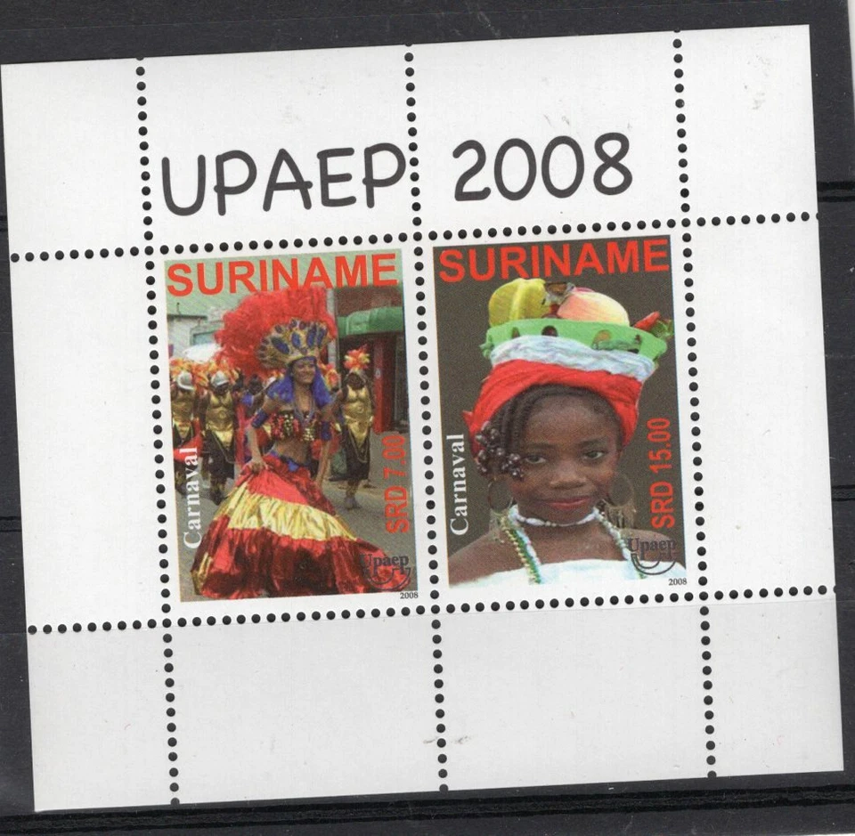 UPAEP - SURINAM, 2008, BLOQUE, MNH Foto 1 de 1