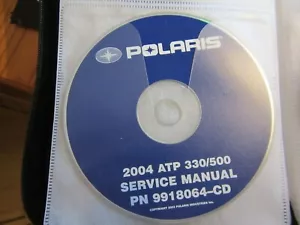 Polaris 2004 ATP 330/500 manual de servicio en disco #9918064-CD - Imagen 1 de 1