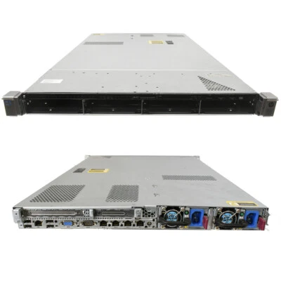 HP ProLiant DL360e G8 Rack Server no CPU no RAM 2x Cooler Heatsink 4x LFF 1U - Image 1 of 4