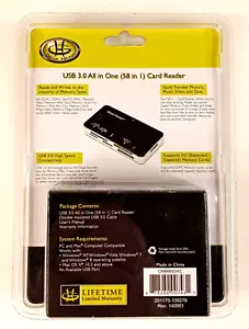 Gear Head USB 3.0 58 in 1 Card Reader Model CR8000SDXC - Picture 1 of 4