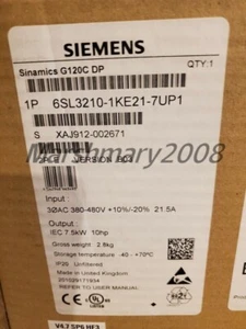 6SL3210-1KE21-7UP1 New Siemens G120C Frequency Converter 6SL3210-1KE21-7UP1 IPCS - Picture 1 of 5