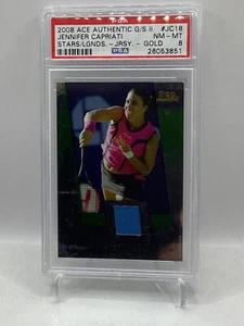 2008 Ace Grand Slam II Stars/Legends Jersey Gold /24 #18 Jennifer Capriati PSA 8 - Picture 1 of 2