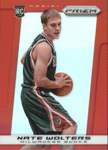 2013-14 Panini Prizm Prizms Red Bucks Basketball Card #268 Nate Wolters