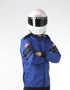 RaceQuip 111027 2X-Large Blue Single Layer Race Driving Fire Suit Jacket SFI 3.2 - Picture 1 of 1