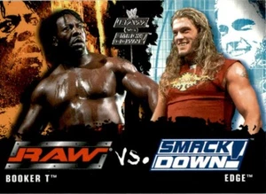 2002 Fleer WWE Raw vs. Smackdown Booker T/Edge (2) #87 Wrestling Card - Picture 1 of 2