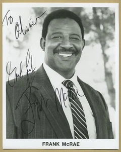 Frank McRae (1941-2021) - US-amerikanischer Schauspieler - James Bond - schönes signiertes Foto - COA - Bild 1 von 1