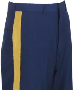US Army Men's ASU Dress Blues Service Uniform Braided Trousers/Pants NCO/Officer - Picture 1 of 2