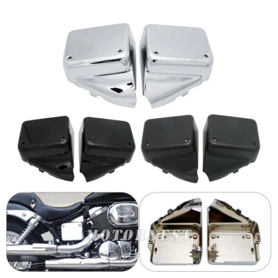 Cubierta lateral de batería de motocicleta para Honda Shadow Spirit VT750DC 00-09 Black Widow Foto 1 de 4